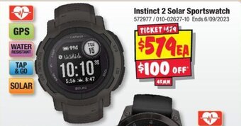 JB Hi-Fi Instinct 2 Solar Sportswatch offer