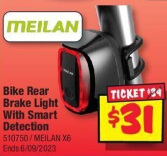 JB Hi-Fi Bike Rear Brake Light With Smart Detection offer