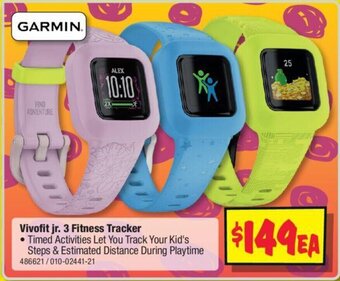JB Hi-Fi Vivofit jr. 3 Fitness Tracker offer