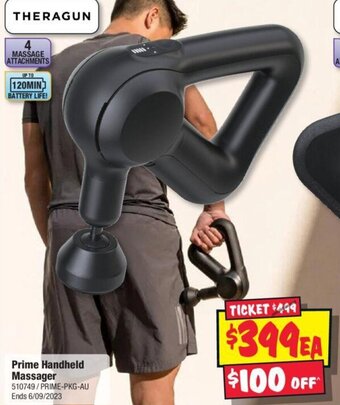 JB Hi-Fi Prime Handheld Massager offer