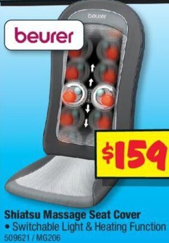 JB Hi-Fi Shiatsu Massage Seat Cover offer