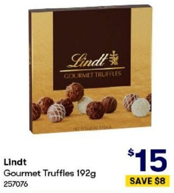 BIG W Lindt Gourmet Truffles 192g offer