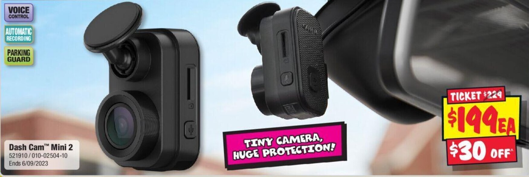 Dash Cam Mini 2 offer at JB HiFi