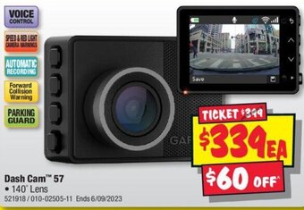 JB Hi-Fi Dash Cam 57 offer