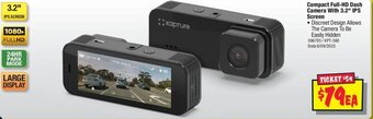 JB Hi-Fi Compact Full-HD Dash Camera With 3.2" IPS Screen offer