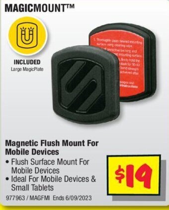 JB Hi-Fi Magnetic Flush Mount For Mobile Devices offer