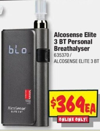 JB Hi-Fi Alcosense Elite 3 BT Personal Breathalyser offer