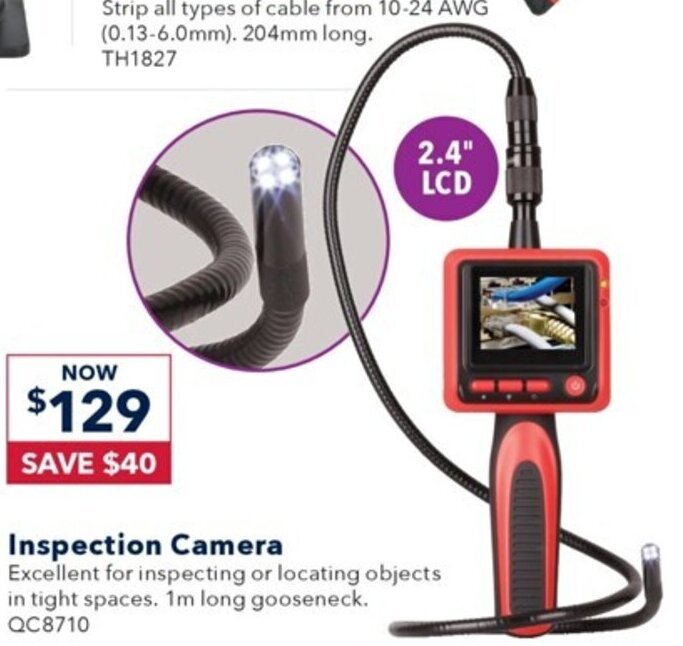 Inspection Camera offer at Jaycar Electronics