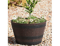 ALDI Whiskey Barrel Planter offer