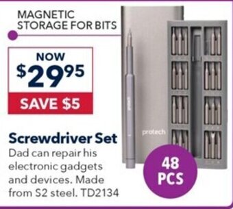 Jaycar Electronics Screwdriver Set offer