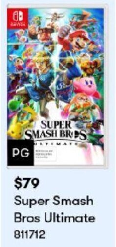 BIG W Super Smash Bros Ultimate offer