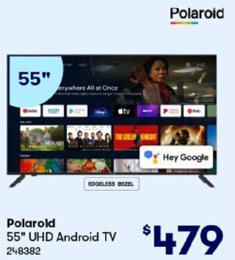 BIG W Polaroid 55" UHD Android TV offer