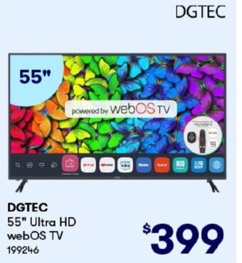 BIG W DGTEC 55" Ultra HD webOS TV 199246 offer