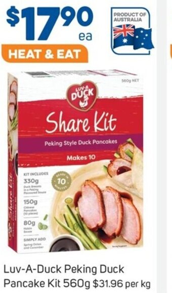 Foodland Luv-A-Duck Peking Duck Pancake Kit 560g offer