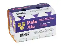 Liquorland Tinnies Pale Ale Can 6x375ml offer