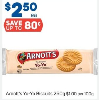 Foodland Arnott's Yo-Yo Biscuits 250g offer