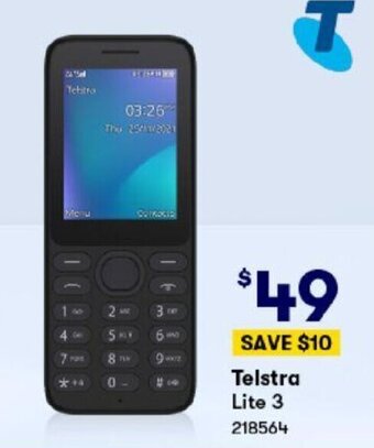 BIG W Telstra Lite 3 offer