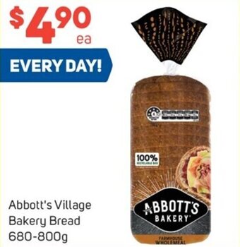 Foodland Abbott's Village Bakery Bread 680-800g offer