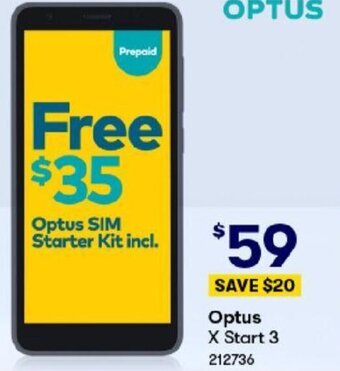 BIG W Optus X Start 3 212736 offer