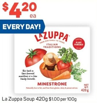 Foodland La Zuppa Soup 420g offer