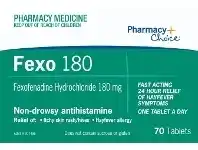 Chempro Pharmacy Choice Fexofenadine 180mg 70 Tablets offer