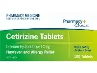 Pharmacy Choice Cetrizine Hayfever & Allergy Relief 100 Tablets