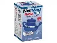 NeilMed NasaFlo Neti Pot with 60 Premixed Sachets