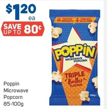 Foodland Poppin Microwave Popcorn 85-100g offer