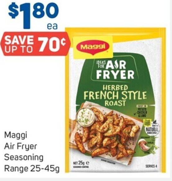 Maggi Air Fryer Seasoning Range 2545g offer at Foodland