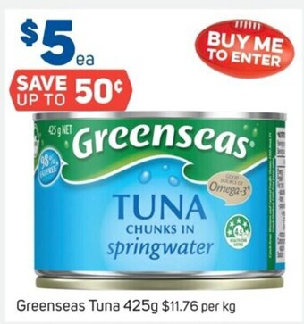 Foodland Greenseas Tuna 425g offer