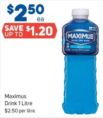 Foodland Maximus Drink 1 Litre offer