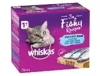 Coles Whiskas Oh So or Tasty Trios Cat Food 12x85g offer
