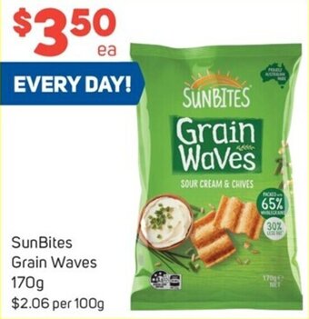 Foodland SunBites Grain Waves 170g offer
