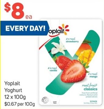 Foodland Yoplait Yoghurt 12 x 100g offer