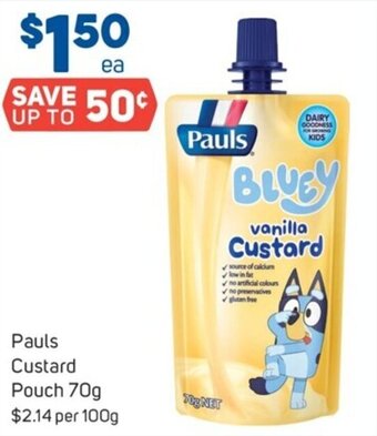 Foodland Pauls Custard Pouch 70g offer
