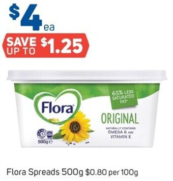 Foodland Flora Spreads 500g offer