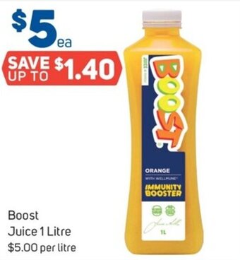 Foodland Boost Juice 1 Litre offer