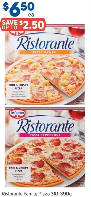 Foodland Ristorante Family Pizza 310-390g offer