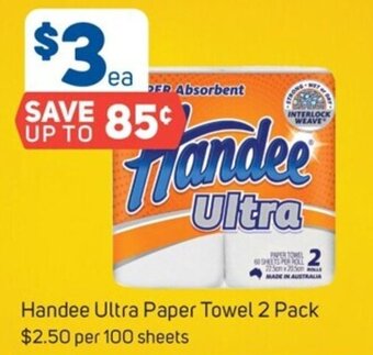 Foodland Handee Ultra Paper Towel 2 Pack offer