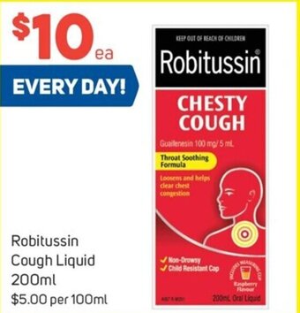 Foodland Robitussin Cough Liquid 200ml offer