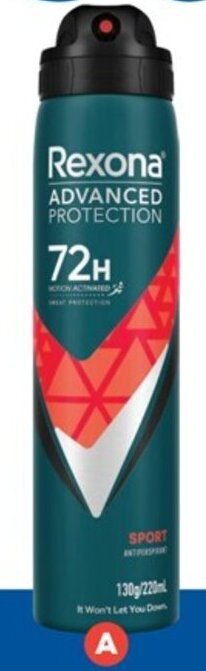 Foodland A. Rexona Aerosol Deodorant 220ml offer