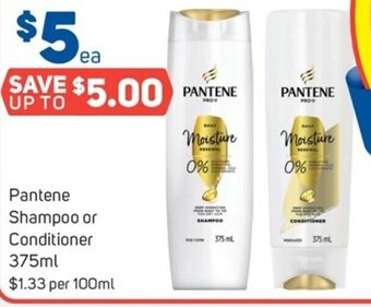 Foodland Pantene Shampoo or Conditioner 375ml offer