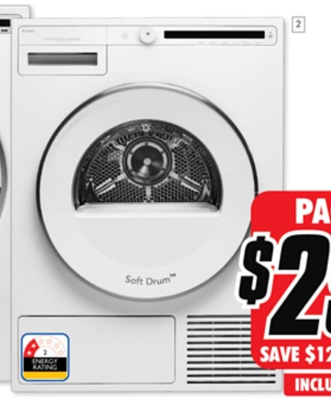 2. 8kg Classic Condenser Dryer offer at The Good Guys