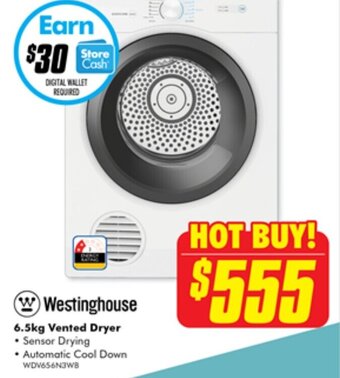 The Good Guys 6.5kg Vented Dryer offer