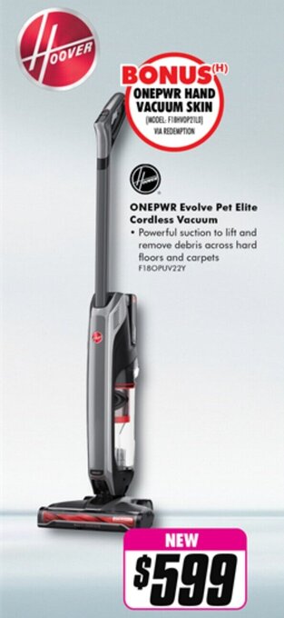 The Good Guys ONEPWR Evolve Pet Elite Cordless Vacuum offer