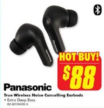 The Good Guys Panasonic True Wireless Noise Cancelling Earbuds offer