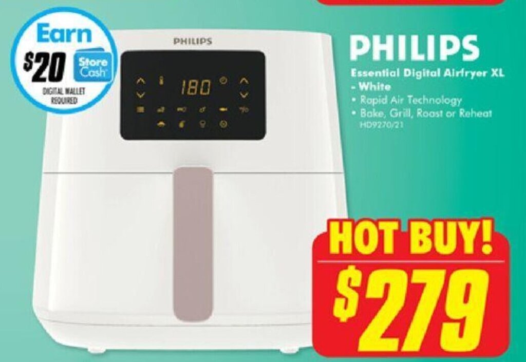 PHILIPS Essential Digital Airfryer XL offer at The Good Guys
