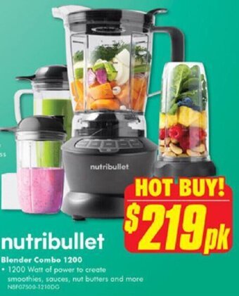 The Good Guys nutribullet Blender Combo 1200 offer