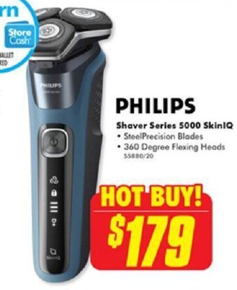 The Good Guys PHILIPS Shaver Series 5000 SkinIQ offer