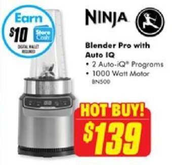 The Good Guys NINJA Blender Pro with Auto IQ offer